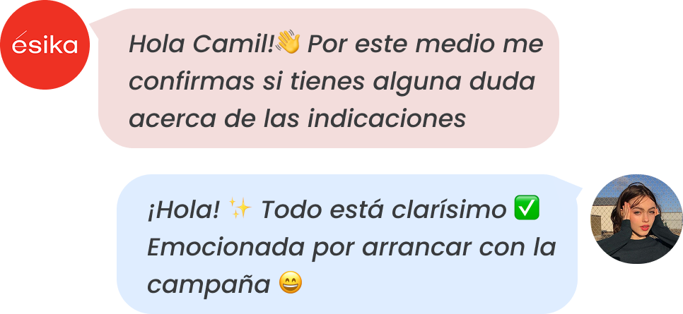 Conecta al instante con las marcas